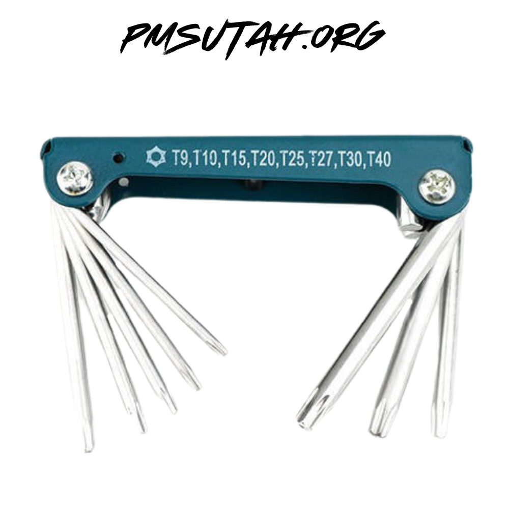 Cycling Repair Multi Tool Star Wrench Key Bike Trail Road T9-T40 Torx Head Bit - PMSUTAH