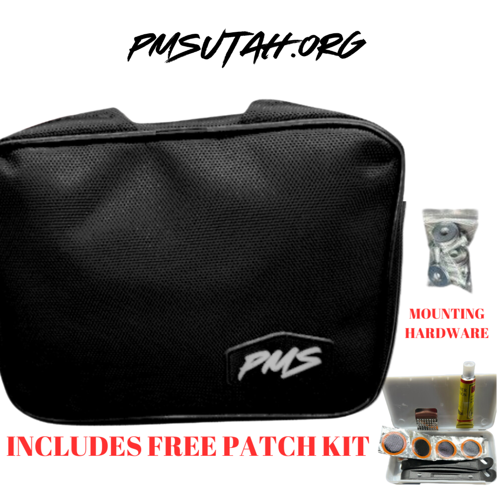 Motorcycle Fender Tool Bag Dirt Bike Mount Pack Inner Tube Tire Repair PMSUTAH