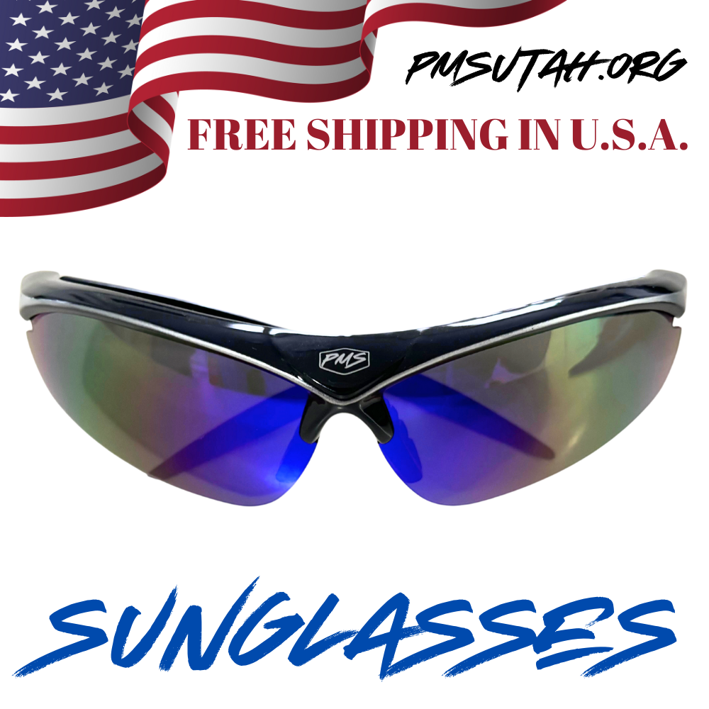 PMS Blue, Purple, & Green Sport Sunglasses Shades Riding Outdoor Cycling Baseball - PMSUTAH